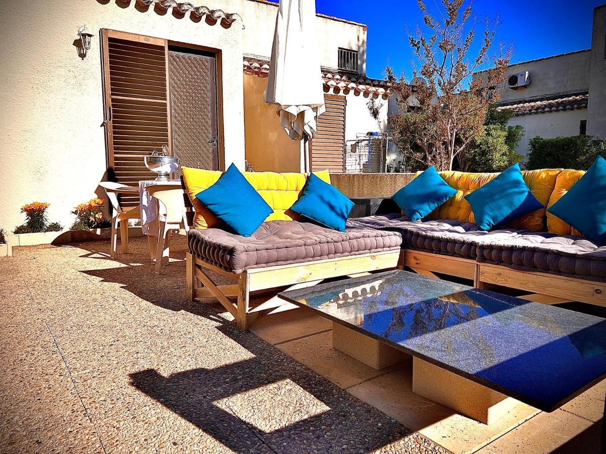 Cozy Studio Avec Terrasse Au Village Naturiste Cap Agde Bagian luar foto